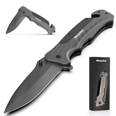 Imagen de Morpilot coltello multiuso, multiuso in acciaio inossidabile e torcia portatile led