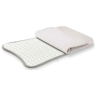 Imagen de Beurer HKM400 Almohadilla eléctrica térmica con funda, transpirable, tacto suave, calentamiento ultrarápido, función apagado automático 90 minutos, lavable, 6 potencias, display LED, 34 x 47cm, blanco