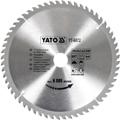 Imagen de YATO YT 6072 Disco lija, amolador angular 250mm 3.2mm