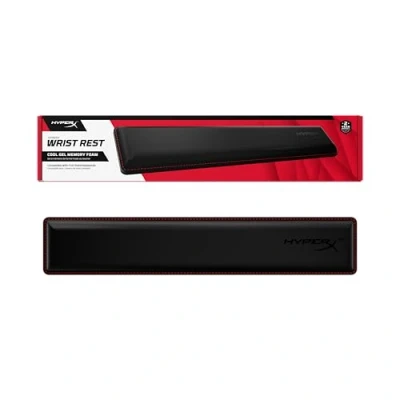 Imagen de HyperX Wrist Rest Espuma de Memoria, Caucho Negro descansa muñecas (457 x 88 22 mm)