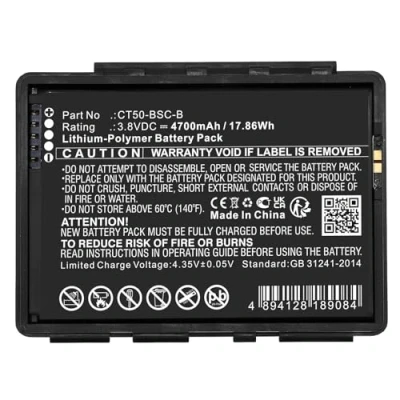 Imagen de CELLONIC Batería Honeywell 318 055 018 de Lector QR Compatible con CT60, CT50, Dolphin CT60XP 3.8v 4700mAh
