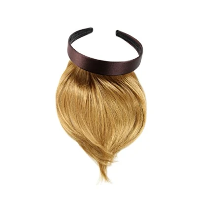 Imagen de WIG ME UP Peluca, flequillo de clip in, con diadema, aparencia muy natural, rubio oscuro (25), HA073T 25