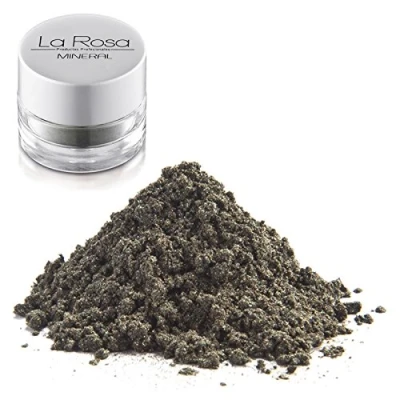 Imagen de La Rosa maquillaje mineral nº 85 aventurine sombra cubriente de color verde aceituna, muy original 3,6 gr