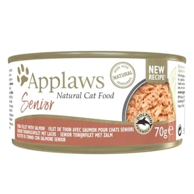 Imagen de Comida húmeda para Gatos Applaws Wet Cat Food 70 g Senior Tuna Salmon (171 328) /Cats