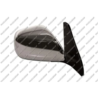 Imagen de Espejo retrovisor Prasco TY8487013 derecha negro cromado para ajuste manual espejo, convexo, no tintado TOYOTA: Land Cruiser Prado 90