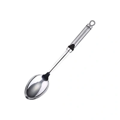 Imagen de Bergner Gizmo 34.4 cm Cuchara de Cocina en Acero Inoxidable, 34,4 cm, SS 18/0, Plateado, 34.4cm
