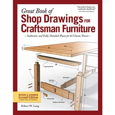 Imagen de Great Book Of Shop Drawings For Craftsman Furniture Revised &amp; Expa
