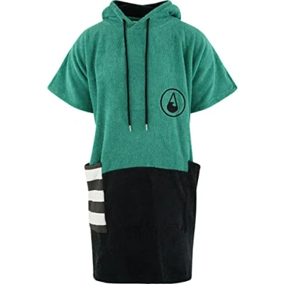 Imagen de Wave Hawaii Poncho Faro de Surf, 100% algodón, para Tallas Cuerpo 160 190 cm, natación, Playa, Toalla baño con Ducha Mujer, Hombre y Adulto, M/L