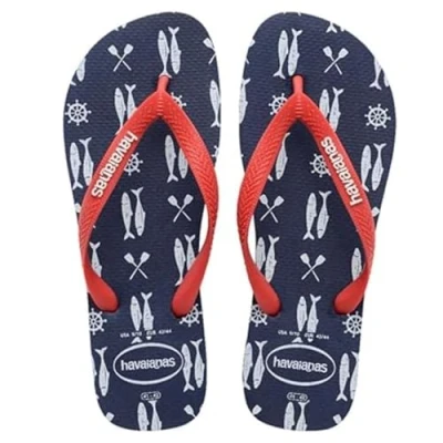 Imagen de Havaianas Top Nautical, Chanclas Hombre, Navy/Red Ruby, 45/46