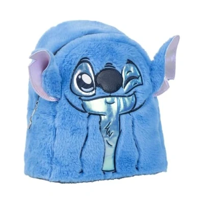 Imagen de CERDÁ LIFE&#039;S LITTLE MOMENTS Mochila Casual de Stitch Color Azul 22.5x22.5x7 cm Fabricada en PU Estampado Producto Original