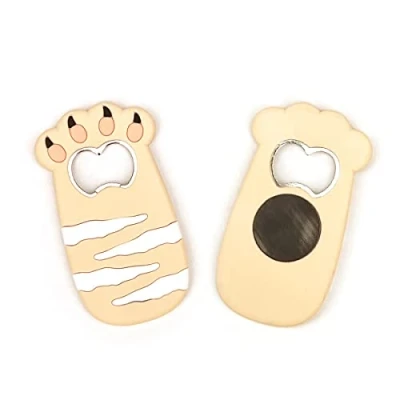 Imagen de Suck UK abridor de botellas gato, abrebotellas en forma pata, hoja barra novedosa, cerveza y cerveza, accesorios bar para el hogar, regalos gato