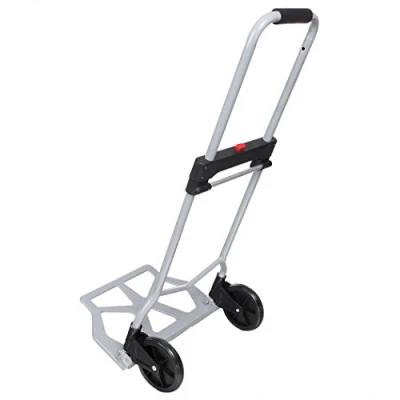 Imagen de Meditool Carretilla Plegable,42 x 28 97 cm,Carretilla de Transporte,Portátil,Carretilla Mano, Carga Máxima100kg (Plegado automático, Mango Extensible)