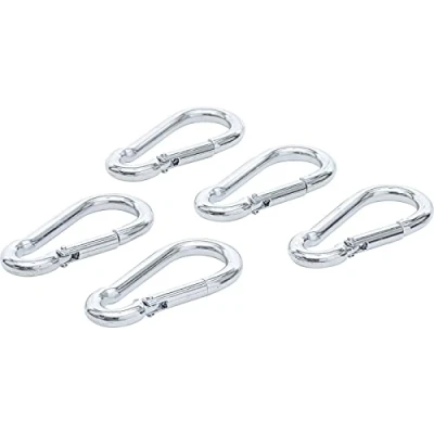 Imagen de BGS Diy 85792 Surtido de ganchos para mosquetón 8 x 80 mm 5 piezas