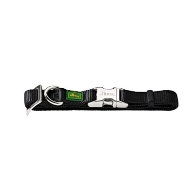 Imagen de Hunter Collar Vario Basic con cierre de aluminio L cuello 45 65 cm negro
