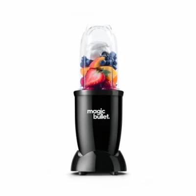 Imagen de Magic Bullet, Batidora pequeña, máquina para hacer smoothies, 200 W de potencia, Negro, MBR03B