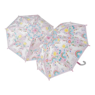 Imagen de Floss &amp; Rock Colour Changing Umbrella Rainbow Unicorn, 66 x 60cm (43P6402), Multicoloured