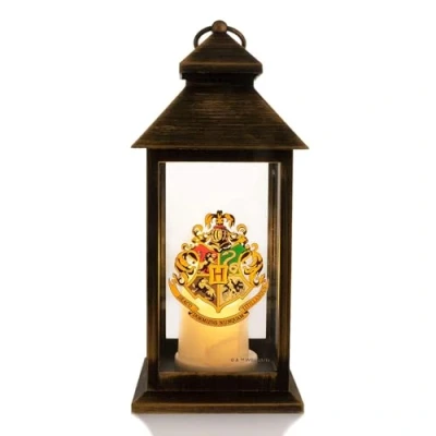 Imagen de Linterna iluminada de Harry Potter, escudo Hogwarts