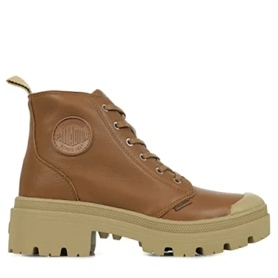 Imagen de Palladium Pallabase Botines con plataforma, Mujer, Talla: 40, Dear brown Zapatos