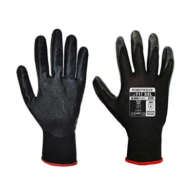 Imagen de Portwest Guante Dexti Grip, Tamaño: XXL, Color: Negro, A320BKRXXL