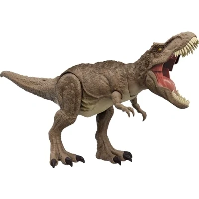 Imagen de Dinosaurio Jurassic World T Rex Ataca. Movimiento de Cuello con Sonidos.