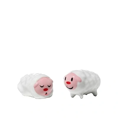Imagen de Alessi Set de Dos estatuitas, Porcelana, 3,8 cm, 2