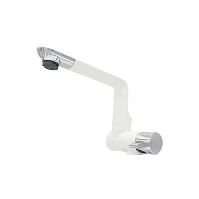 Imagen de Comet Arona Grifo con microinterruptor, Color Cromo/Blanco