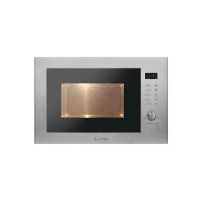 Imagen de Candy MIC25GDFX, Microondas Integrable con Grill, Sin Marco, 25L, 1450W, 8 Funciones, Digital, 10 Programas, Plato 31,5CM, Grill Rack, Descongelación Automática, Apertura Izquierda, Inox Antihuellas