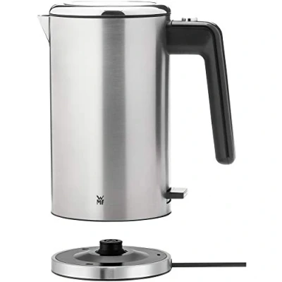 Imagen de WMF Lono Hervidor de agua eléctrico acero inoxidable (1,3 l, doble pared, con filtro cal, 2400 W, Safety Touch, mate)