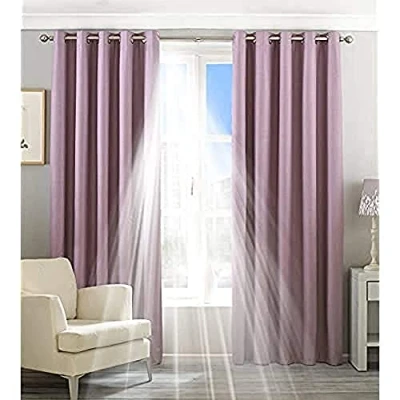 Imagen de Riva Home Inicio Eclipse Blackout Ojal Cortinas, de Poliéster, 66 X 90 (168 229 Cm), Color Malva, 66x90 (168x229cm)