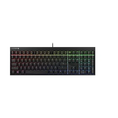 Imagen de CHERRY MX 2.0S, Teclado Gaming con Cable e Iluminación RGB, Distribución de Alemán (QWERTZ), Diseñado en Alemania, Switches RED Originales, Negro