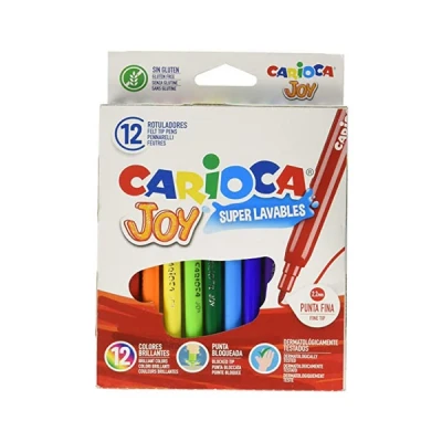 Imagen de Caja de 12 Rotuladores Carioca joy Colores
