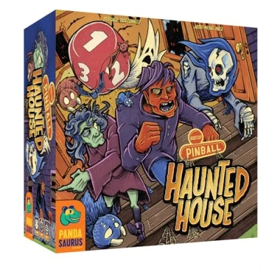 Imagen de Pandasaurus Games, Boxtop Pinball: Haunted House, Family Game in English for 1 to 4 Players Ages 8+