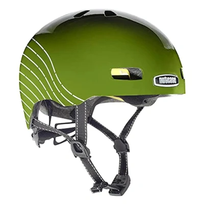 Imagen de Nutcase Street Dust For Prints (Reflective) Casco, Unisex Adulto, Multicolor, Medium