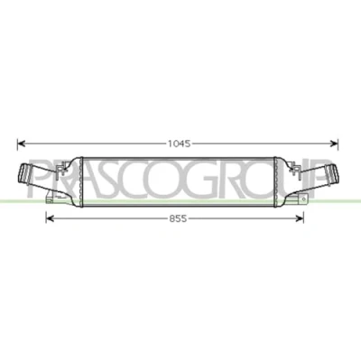 Imagen de PRASCO AD024N002 Intercooler AUDI: A5 B8 Coupé, Sportback, A4 Berlina, PORSCHE: Macan