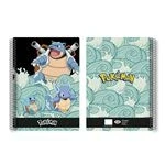 Imagen de Pokémon Cuaderno Folio 80 Hojas, SquirtleTapa Dura, Cuadricula 4x4 mm, Espiral, Material escolar, Papeleria, Color Azul, Producto Oficial (CyP