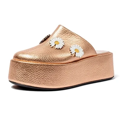 Imagen de L37 HANDMADE SHOES Moon Ring, Sandalia Mujer, Dorado, 40 EU