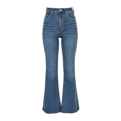 Imagen de Urban Classics HIGH Waist Vaqueros a campana, Mujer, Talla: 29, Midstone washed