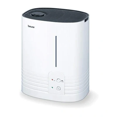 Imagen de Beurer LB55 Humidificador con Tecnología de Vaporización Agua Caliente, Espacios Hasta 50 m², Máxima Nebulización 400Ml/H, 365 W, Depósito 6 Litros, Blanco