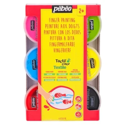 Imagen de Pébéo 634110 Tactilcolor Textile 6 Botes 100 ml