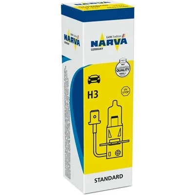 Imagen de NARVA 483213000 Lámpara, faro de carretera H3 12V 55W Halógena BMW: 3 Berlina, 5 1 Hatchback, SEAT: Leon II Ibiza