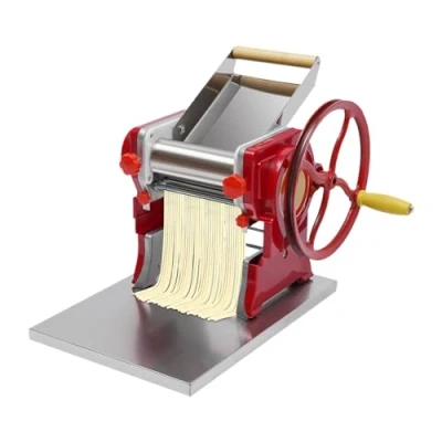 Imagen de Máquina de Pasta Manual acero inoxidable Fresco Rodillo Cortador para Espaguetis Fideos
