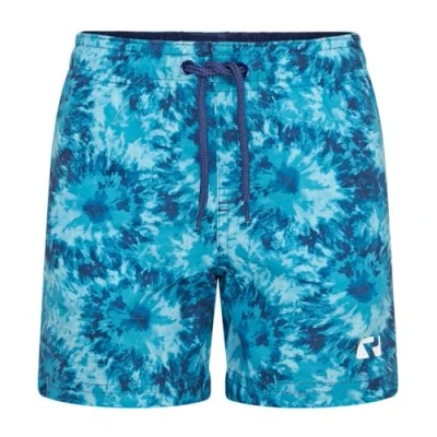 Imagen de RIPT Performance Niño Essentials Pantalones cortos de baño secado rápido con protección solar UV 50, Tinte Azul, 11 12 Años