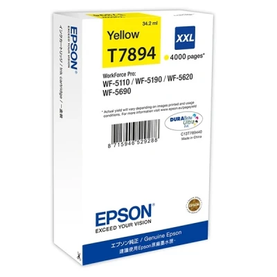 Imagen de Cartucho De Tinta Amarillo Epson T7894 C13t789440