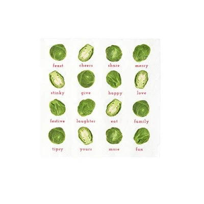 Imagen de Talking Tables decoraciones de fiesta navidad temporada festiva Servilleta (BC SPROUT NAPKINV2)