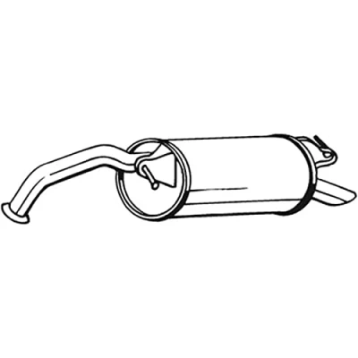 Imagen de BOSAL 228 475 Silenciador trasero TOYOTA: Yaris I Hatchback
