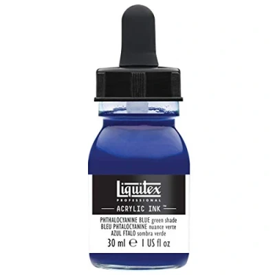 Imagen de Liquitex Tinta acrílica Profesional Frasco 30 ml, Azul ftalocianina matiz verde