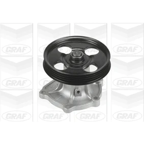 Imagen de GRAF PA718 Bomba de agua con junta mecánico Chapa acero 100 para accionamiento correa poli V TOYOTA: Corolla VII Liftback, VIII Compact