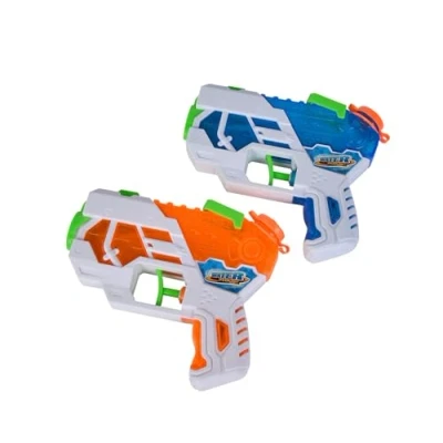 Imagen de Simba Waterzone 107276080 Juego de 2 Pistolas Agua con Visera abatible, 12 cm, Mecanismo extracción, a Partir 3 años