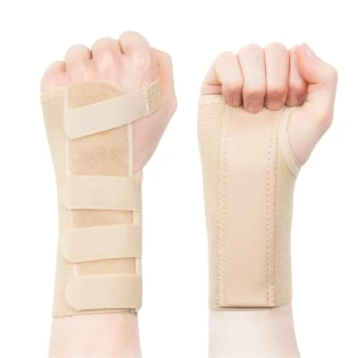 Imagen de Actesso Muñequera Elástica de Triple Malla Alivia Túnel Carpiano, Fracturas, Esguinces, Tendinitis y Dolor en Las Articulaciones (L, Derecha)