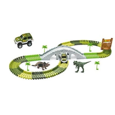 Imagen de Amewi 100652 Magic Traxx Dino Park Juego de 108 Piezas